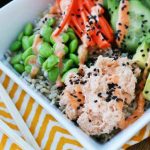Spicy sushi bowl