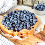 Blueberry havermout taart