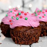 Choco kerst cupcakes