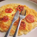 Eiwitrijke power ome­let met to­maat en kaas